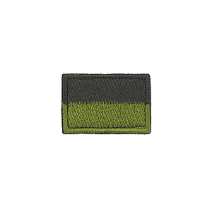 Нашивка на липучці Dozen Velcro Mini Flag Patch "Black/Olive" (4,5 * 3 см)