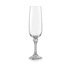 Набір келихів для шампанського 180 мл 6 шт Julia Bohemia 40428/180