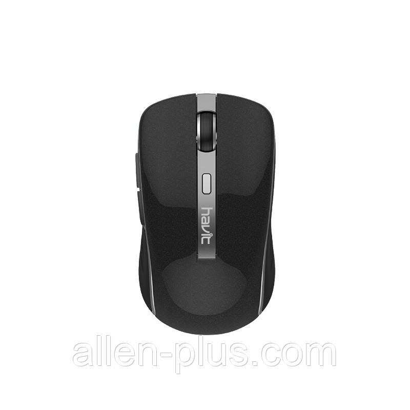 Миша бездротова HAVIT HV-MS951GT (1600 DPI) USB wireless black/gray, фото 1