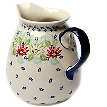 Глечик керамічний 2 л Латаття, фото 4