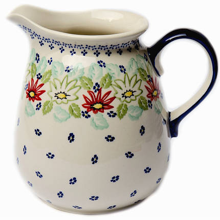 Глечик керамічний 2 л Латаття, фото 2