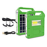 Портативна система освітлення Easy Power EP-038A Ліхтар із сонячною панеллю + 2 LED лампи (3_03012), фото 5