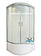 Душовий бокс 90х90х210 см Ko&Po гідромасажний матовий з глибоким піддоном душова кабіна загартоване скло, фото 2