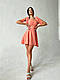 Стильне ніжне літнє жіноче плаття міні в яскравих літніх кольорах, фото 4