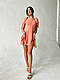 Стильне ніжне літнє жіноче плаття міні в яскравих літніх кольорах, фото 6