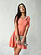 Стильне ніжне літнє жіноче плаття міні в яскравих літніх кольорах, фото 2