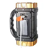 Ліхтар акумуляторний GL-2289 25W із сонячною панеллю 1500 mAh (3_03040), фото 4