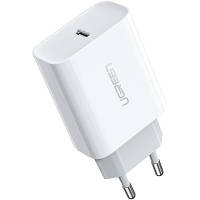 Зарядное устройство Ugreen CD137 Type-C PD 20W Charger (White) (60450)