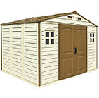 Сарай Duramax Woodside пластиковий 325x247x231см слонова кістка (5190)