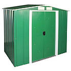 Сарай Duramax ECO металевий 202x182x181см зелений з білим (5180)