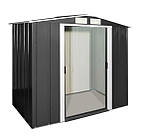 Сарай Duramax ECO металевий 202x182x181см сірий з білим (5181)