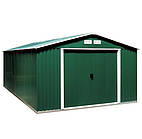 Сарай Duramax ECO металевий 362,7x322x196см зелений з білим (10741)