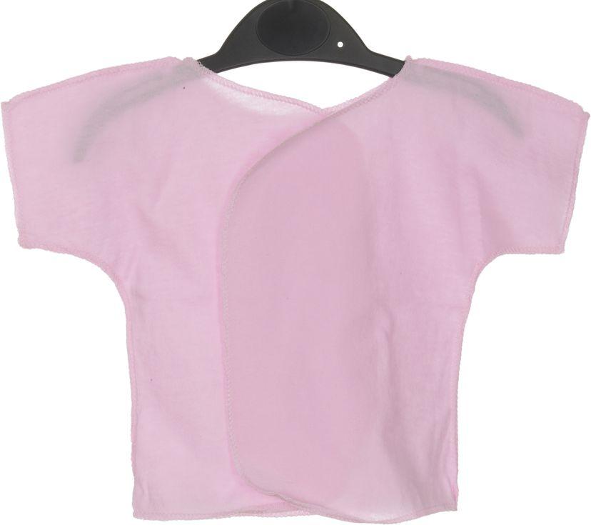 Дитяча сорочечка з коротким рукавом для дівчинки, рожева - Трикомир