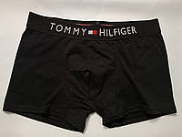 Однотонные черные мужские трусы Tommy Hilfiger