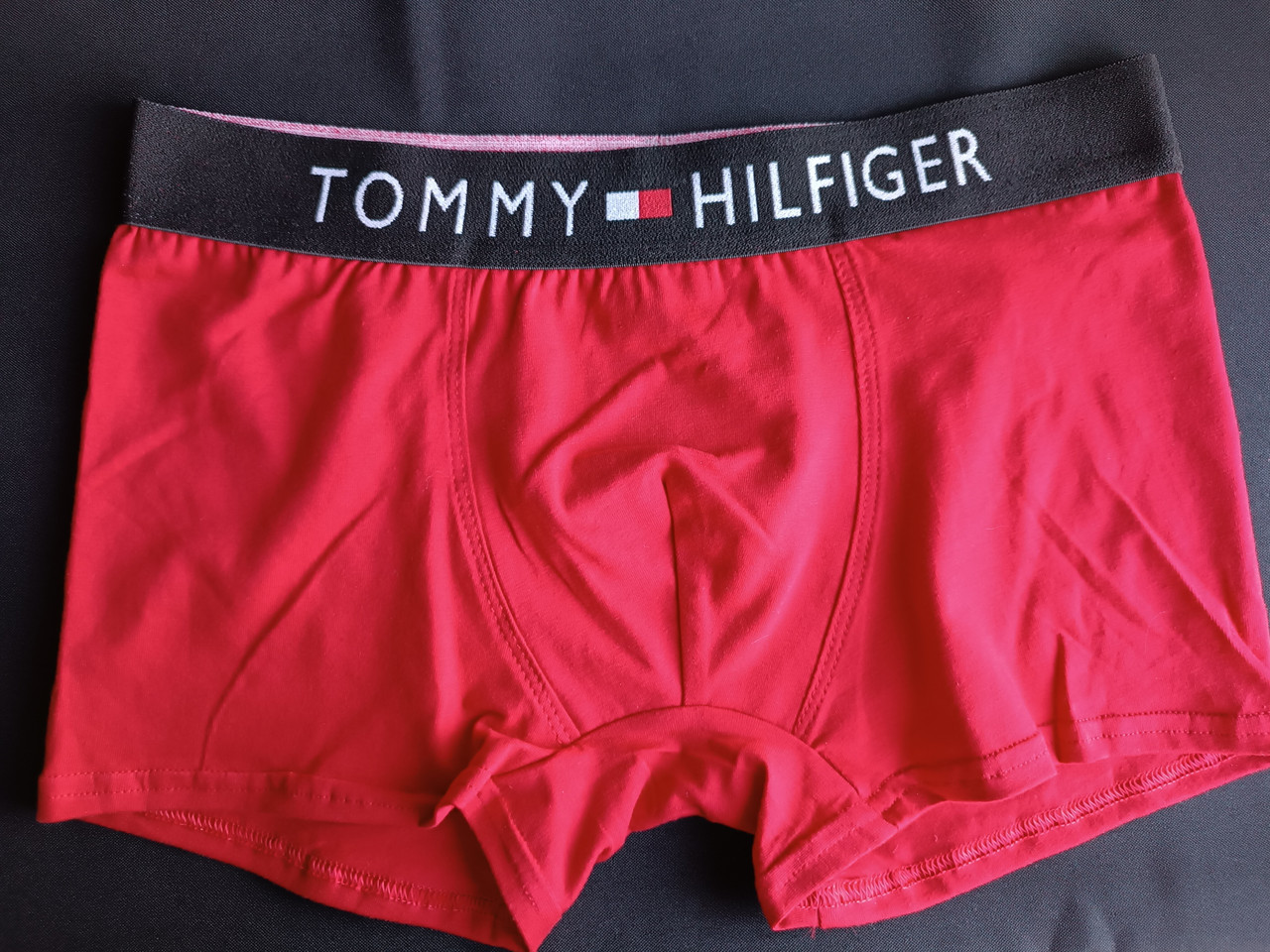 Модні червоні чоловічі труси Tommy Hilfiger, фото 1