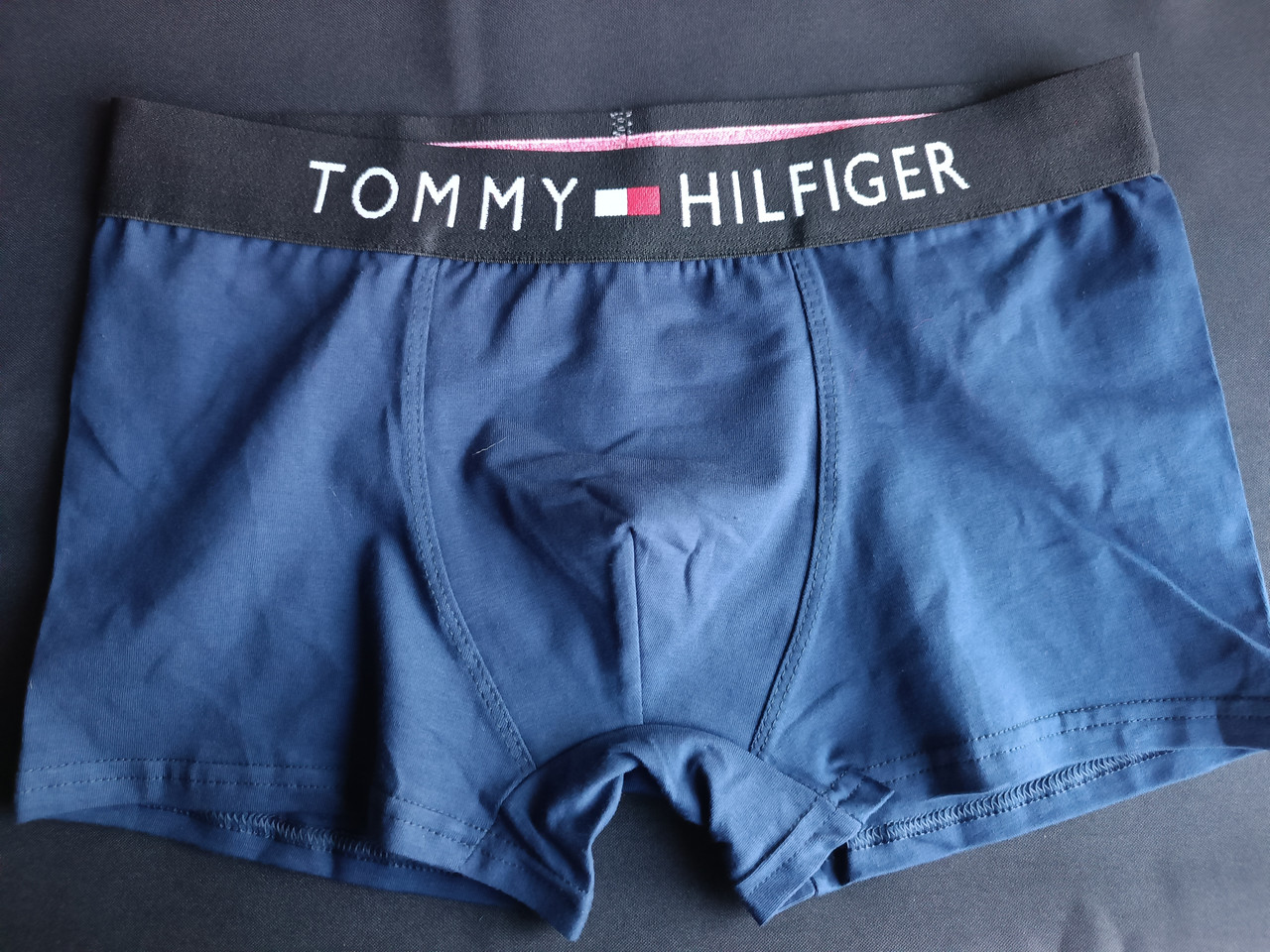 Модні сині чоловічі труси Tommy Hilfiger, фото 1