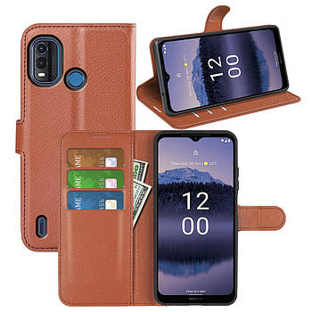 Чохол-книжка Litchie Wallet для Nokia G11 Plus Brown