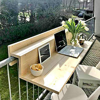 Підвісний балконний столик ПБС-000301