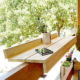 Підвісний балконний столик ПБС-001001, фото 2