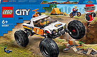 Конструктор LEGO City Приключения на внедорожнике 4x4 252 детали (60387)