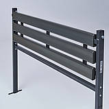 Лавка MEMORY без спинки (графітово-чорний), фото 4