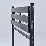 Лавка MEMORY без спинки (графітово-чорний), фото 3