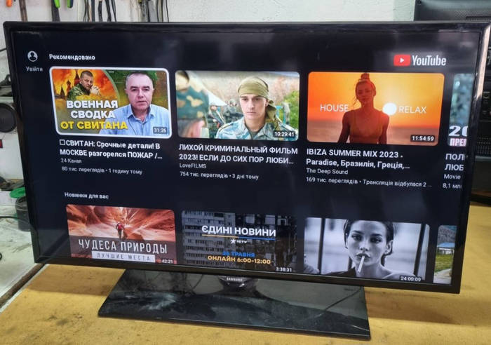 Купить Смарт телевизор 40 дюймов Samsung UE39F5370SS Smart TV б/у, цена ...