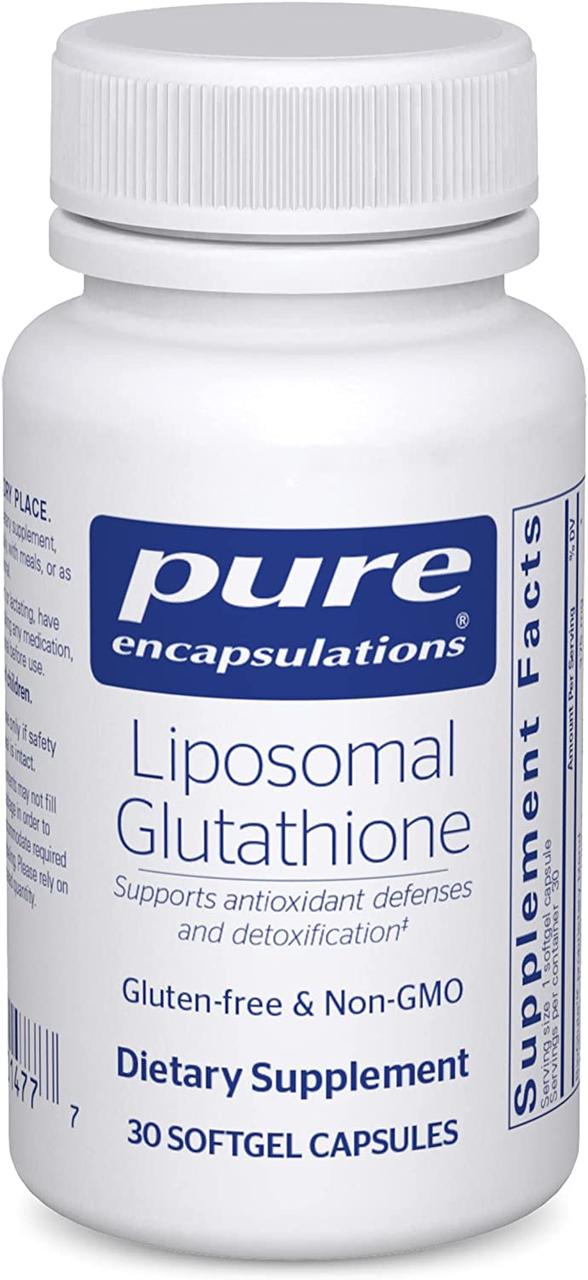 Pure Encapsulations Liposomal Glutathione / Ліпосомальний глутатіон 30 капсул