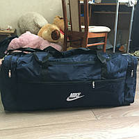 1000D Темно-синій Большая спортивная сумка "nike с ремнем на плечо, дорожная сумка оптом