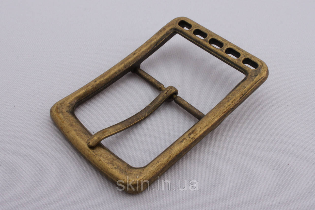 Пряжка ремінна, ширина - 40 мм, колір - антик, артикул СК 5955