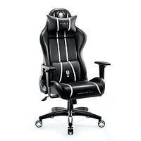 Кресло компьютерное DIABLO CHAIRS X-One 2.0 (XL) черно-белое OKI