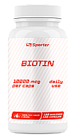 Біотин проти випадіння волосся Sporter Biotin 10000 мкг - 100 капс