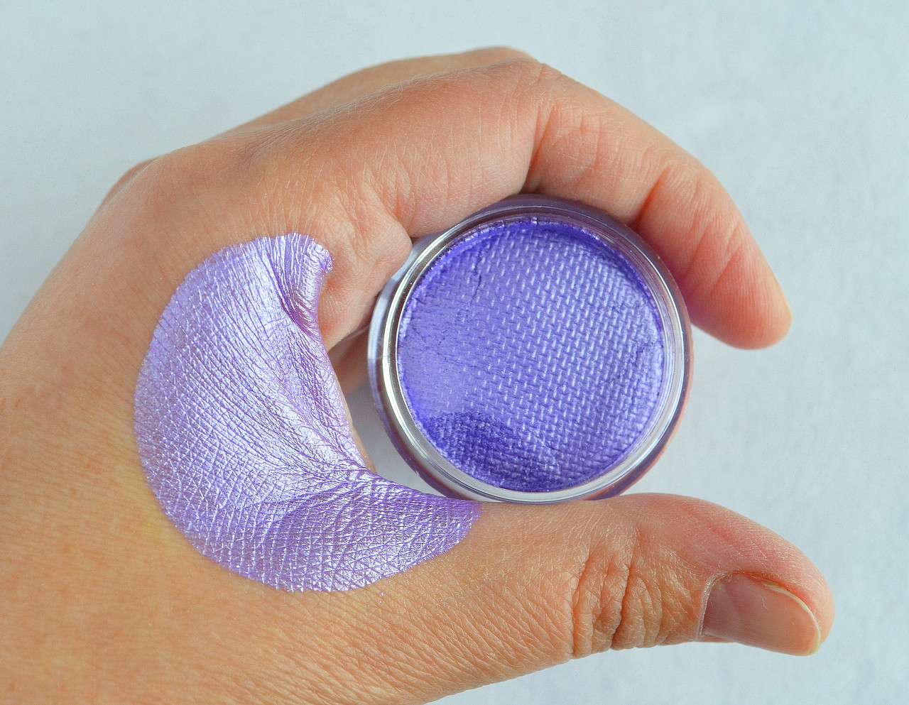 Аквагрим для обличчя і тіла, Фіолетовий світлий перламутровий, 10 г, фото 1