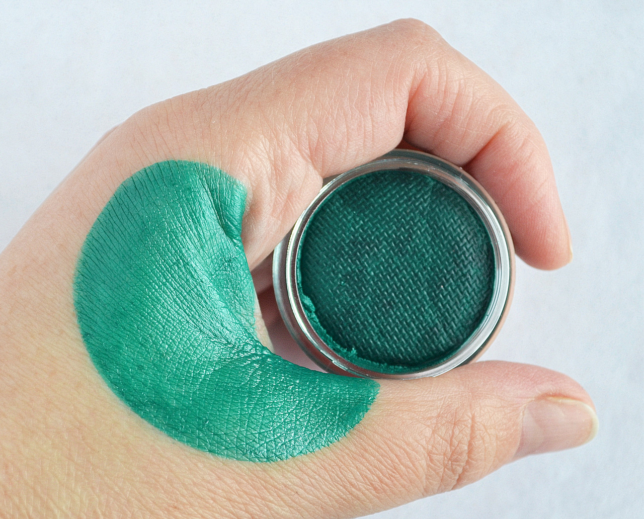 Аквагрим для обличчя і тіла, Зелений темний перламутровий, 10 г, фото 1