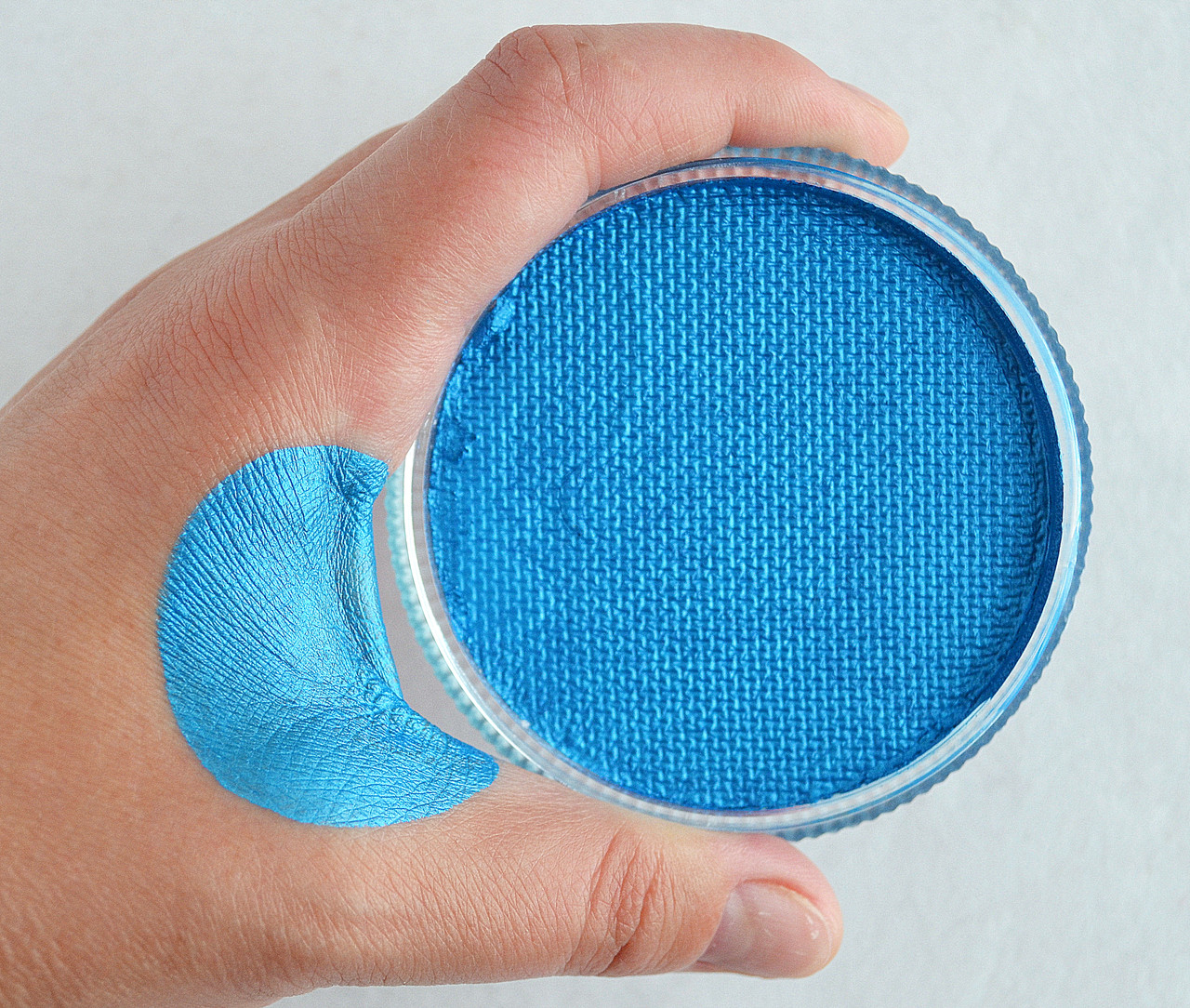 Аквагрим для обличчя і тіла, Блакитний перламутровий, 30 г, фото 1