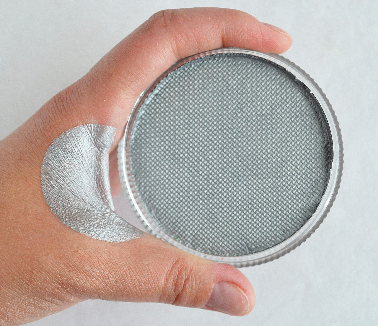 Аквагрим для обличчя і тіла, Срібний, 30 г, фото 1