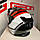 GEON MX722 (DUAL-SPORT) GRAPHIC WHITE/ BLACK/RED, XS Мотошолом ендуро (мотард) з окулярами, фото 6