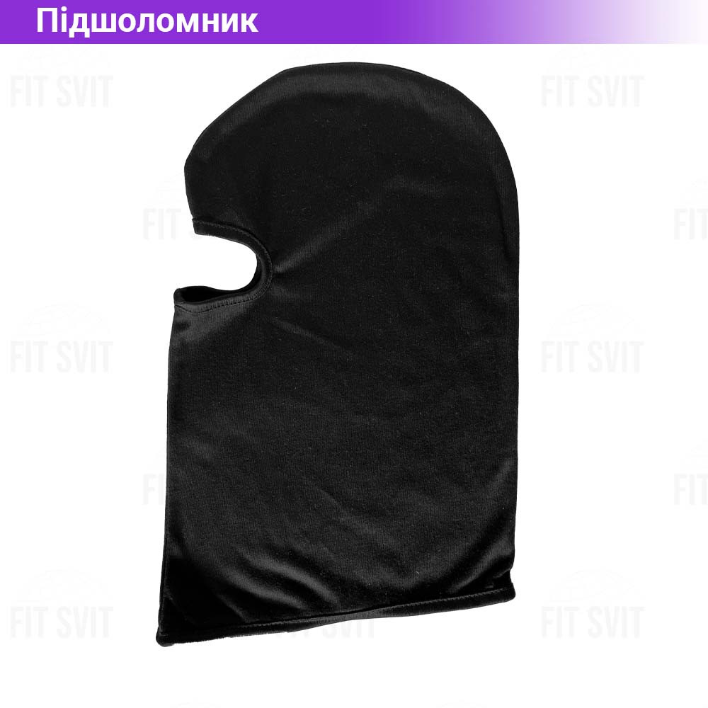 Підшоломник балаклава чорного кольору