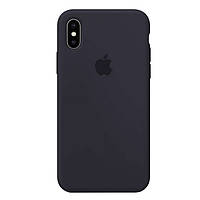 Чохол бампер силіконовий Apple iPhone Xs Max айфон Iphone Silicone Case Full Колір Фіолетовий (elderberry)