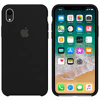 Чохол накладка бампер для Apple iPhone Xs Max айфон Iphone Silicone Case Колір Чорний (Black) Full