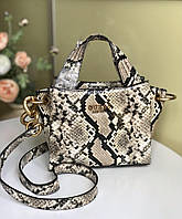 Сумка женская кросс-боди Guess оригинал Zed Mini Girlfriend Carryall Natural Python Гесс кросс боди