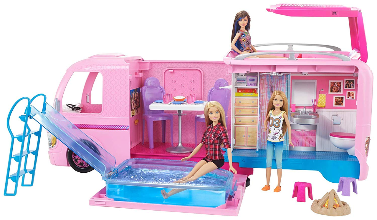 Barbie Чарівний розкладний фургон FBR34 DreamCamper Dream Camper