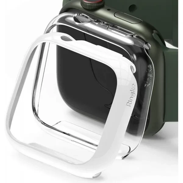 Захисне скло для смарт-годинника Ringke SLIM CASE Apple Watch 7 45mm Clear White