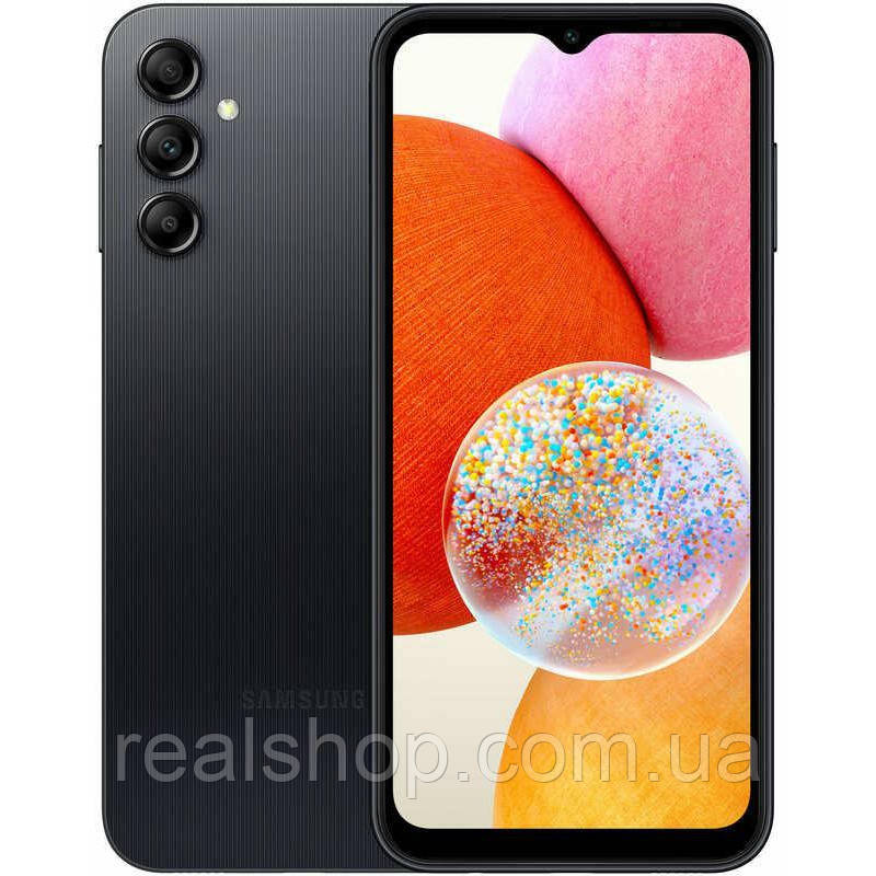 Смартфон Samsung Galaxy A14 4/128 GB Black (SM-A145FZKVSEK) Гарантія 12 місяців!
