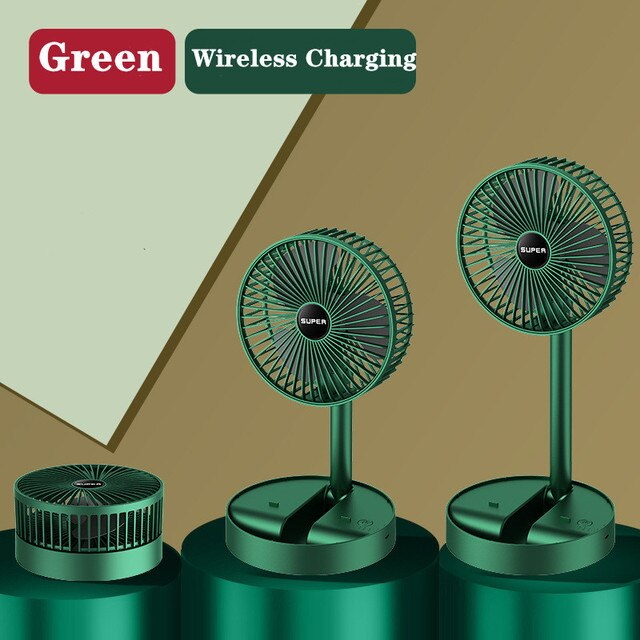 Складаний мінівентилятор з USB-зарядкою літній безшумний WX 6505