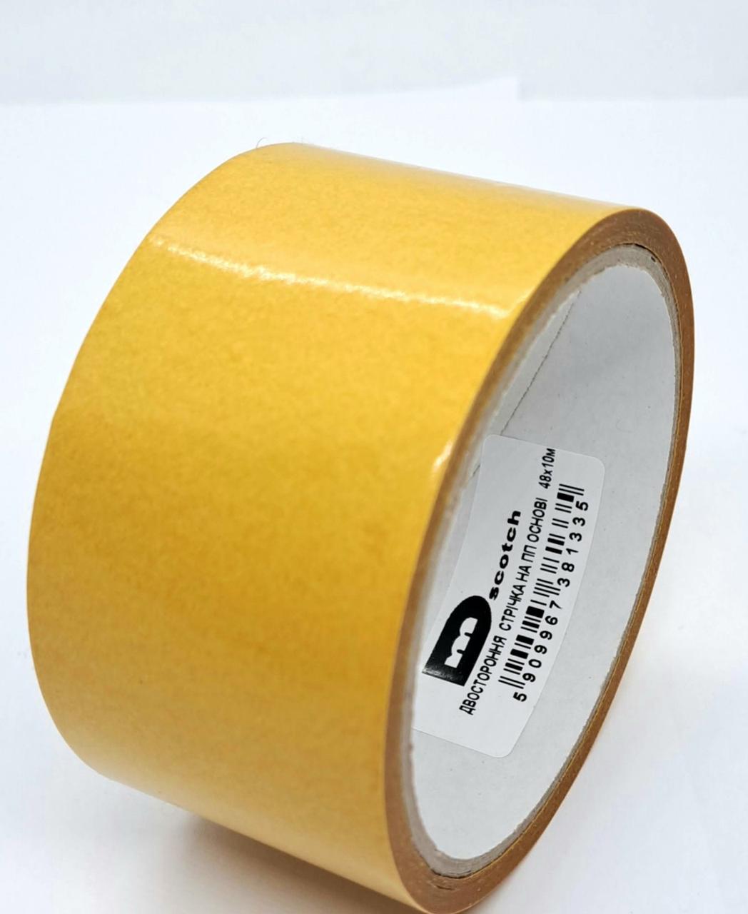 Двостороння стрічка на ПП від DM (поліпропіленовій основі) основі DM 48*10 м