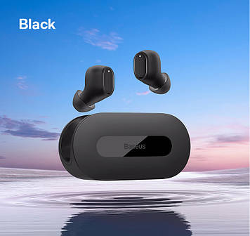 Блютуз навушники Baseus Bowie EZ10 Black Bluetooth 5.3 TWS