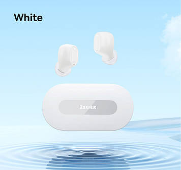 Блютуз навушники Baseus Bowie EZ10 White Bluetooth 5.3 TWS