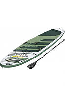 Надувная доска для серфинга Bestway SUP-доска 65308 с веслом и насосом вес до 150 кг