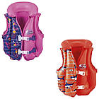 Дитячий надувний рятувальний жилет із малюнком Bestway 32156 у басейн на 3-6 років 18-30 кг, фото 2